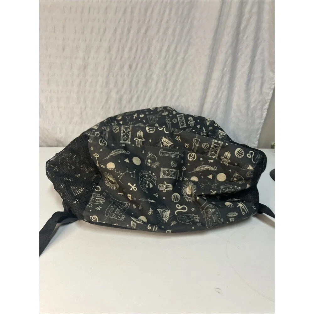 Mushrooms Moons & Crystals Backpack 12”x6”x17”
